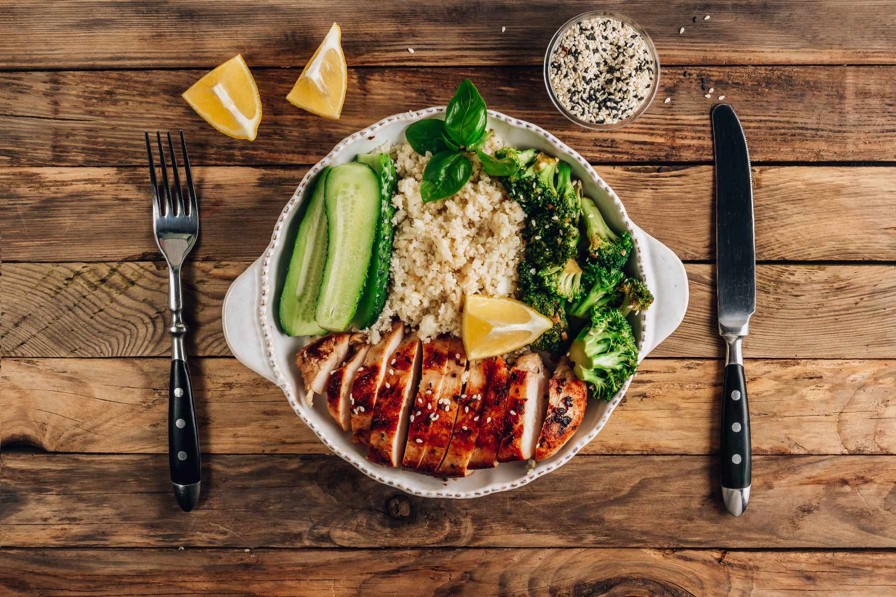 keto dieet lunchbowl